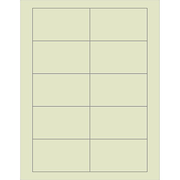 PaperSource Rectangle Label Sheets