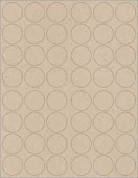 PaperSource Circle Label Set of 5 Sheets