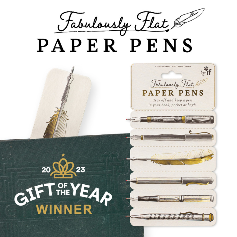Fabulously Flat Paper Pens by if