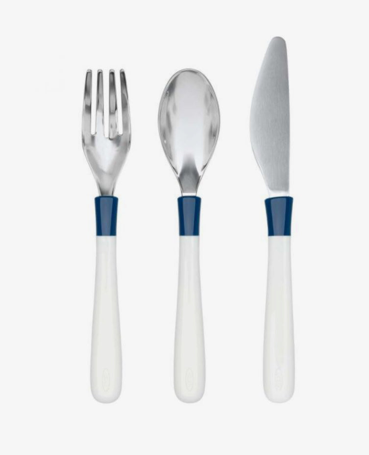 Cutlery Set for Big Kids - Navy