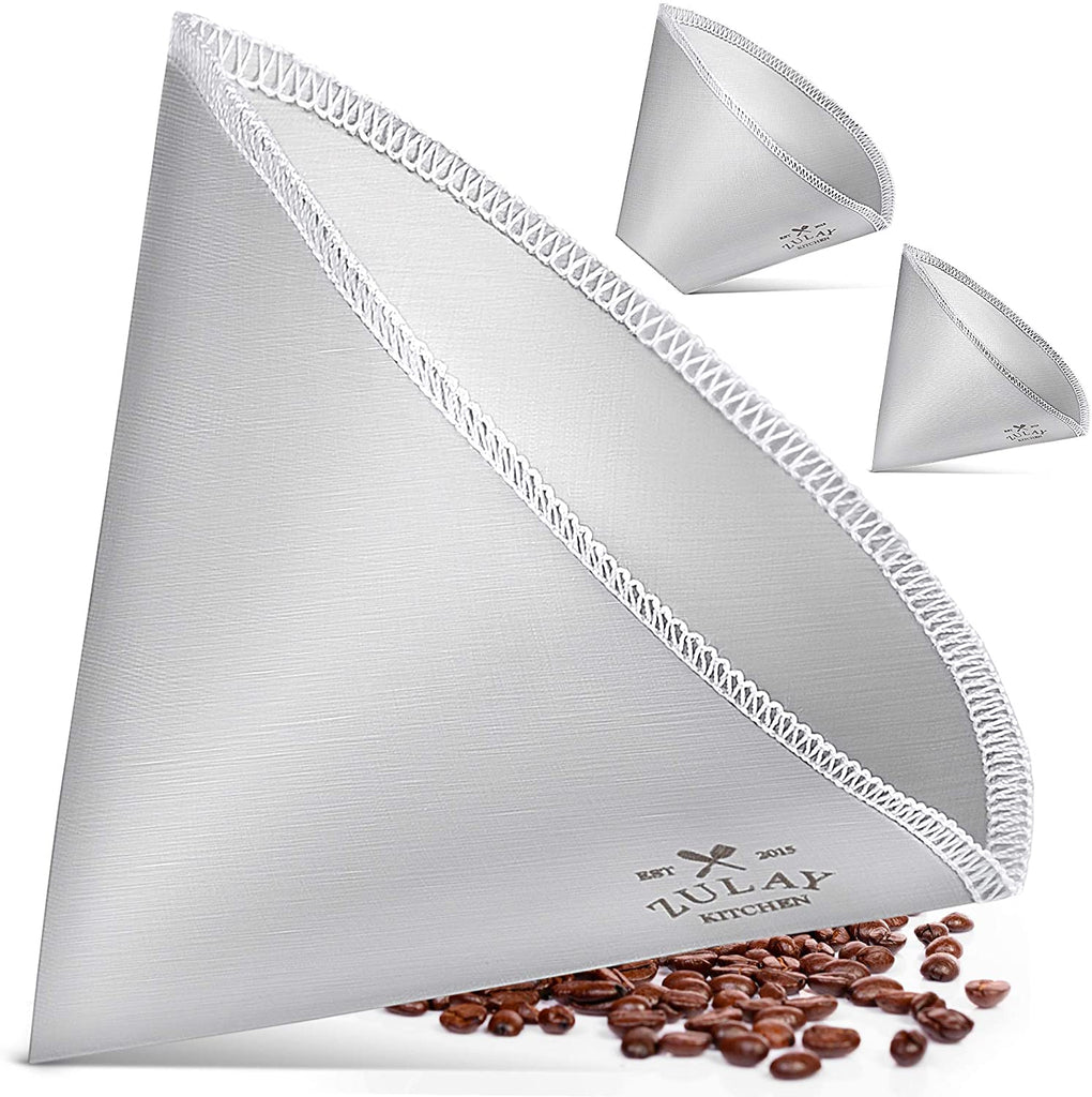 Zulay Kitchen Stainless Steel Reusable Coffee Filter